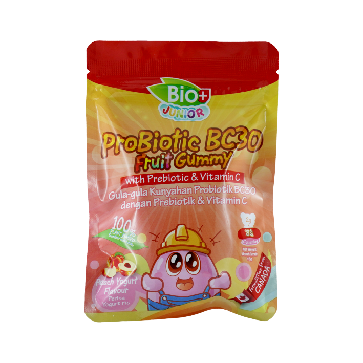 Bio+ Junior Probiotic BC30 FRUIT Gummy 8s
