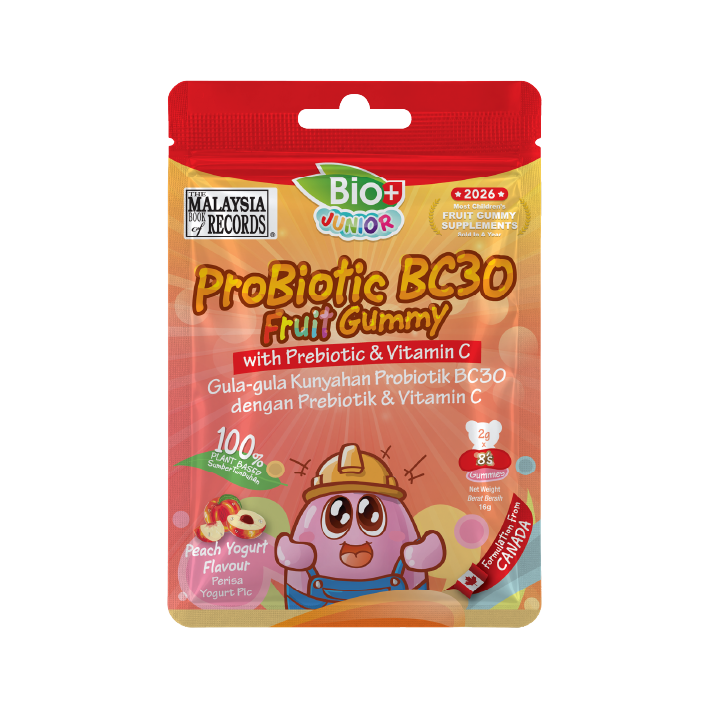 Bio+ Junior Probiotic BC30 FRUIT Gummy 8's