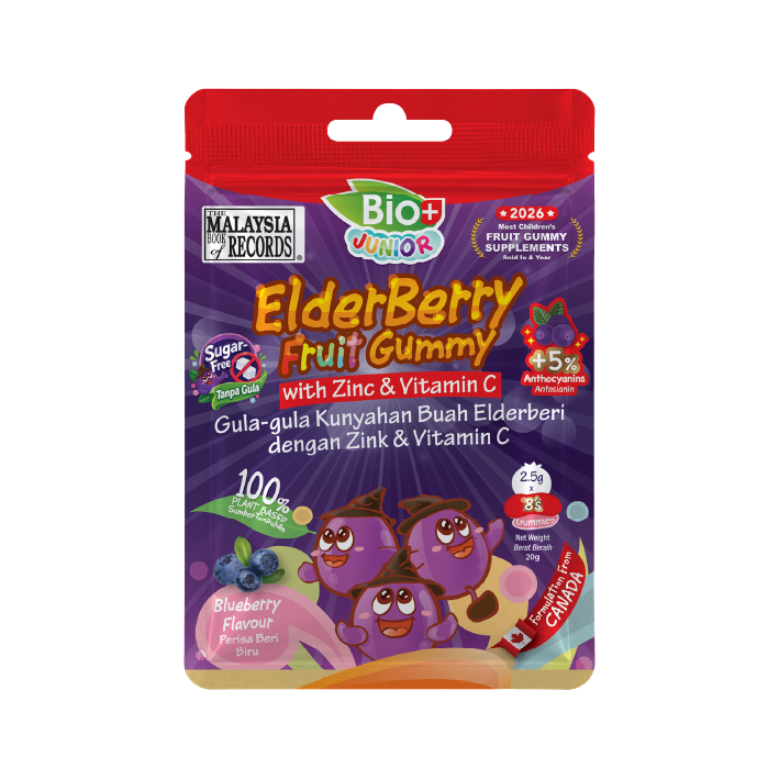 Bio+ Junior ElderBerry FRUIT Gummy 8's
