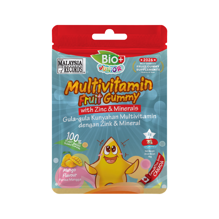 Bio+ Junior Multivitamin FRUIT Gummy 8's